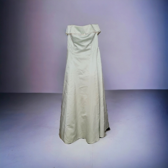 Cache Sage Green Formal Gown Size 8 - Picture 1 of 7